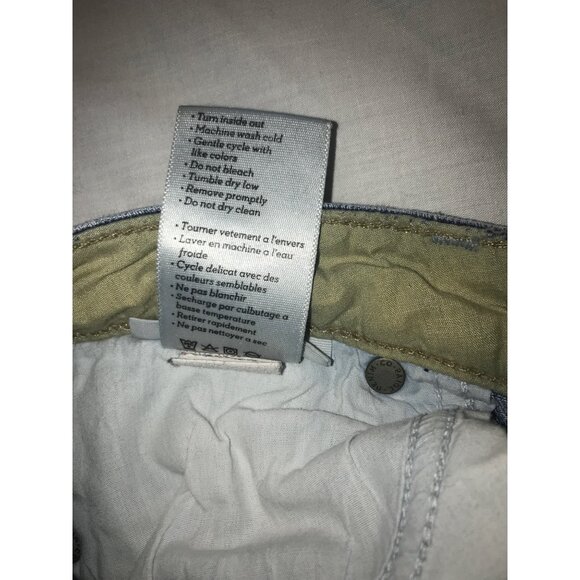 Paige Womens “Kylie Corp” Light Blue Distressed Denim Jeans - Picture 10 of 10